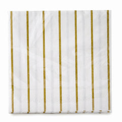 Elegant Gold Motif Luncheon Napkins - 6.5 In. X 6.5 In.