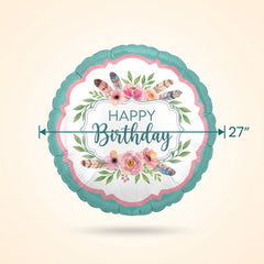 Free Spirit Floral Foil Super Shape Balloon