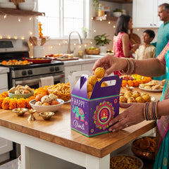 Diwali Rangoli Dream Treat Boxes - Pack of 8