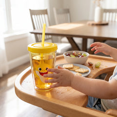 Baby Shark 18oz Reusable Tumbler with Straw