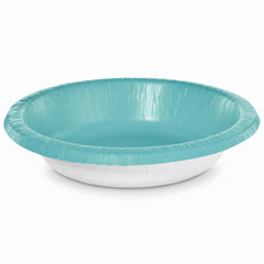 Robins Egg Blue 20 oz. Paper Bowls - Solid Color