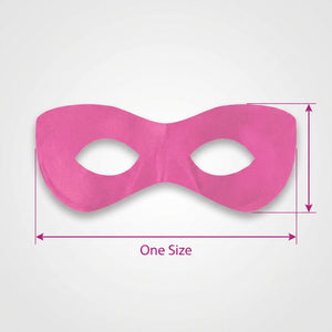 Bright Pink Superhero Domino Mask
