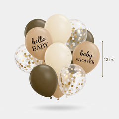 Elegant Latex Balloons for Baby Shower