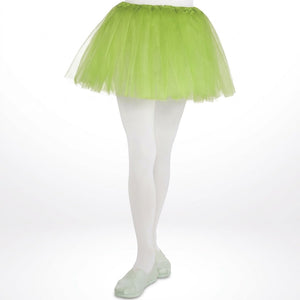 Kids' Kiwi Neon Tutu Skirt - Shimmering Tulle Costume Accessory