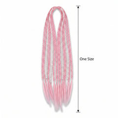 Magical Pink Pearl Hair Extensions for Halloween
