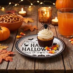 Spellbound Halloween 7" Round Paper Plates
