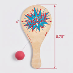 Boom Paddle Ball Toys - 8-Pack Party Favors