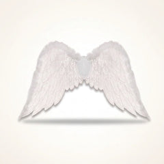 Guardian Angel Marabou Feather Wings Costume Accessory
