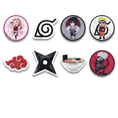 Naruto Anime Party Patches - 8 Count