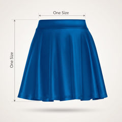 Royal Blue Flare Skirt - One Size