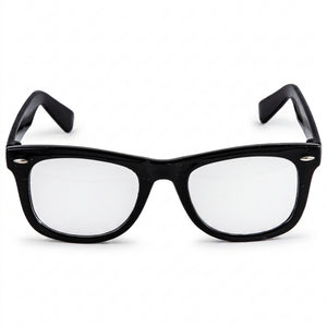 Classic Nerd Glasses - Black Costume Accessory