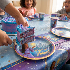 Disney Wish Asha 9-Inch Foil Appetizer Plates, 8-Pack