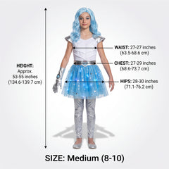 Disney Zombies 3 Addison Alien Halloween Costume for Girls - Child M (8-10)