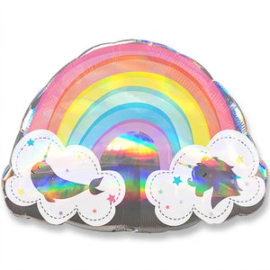 Magical Rainbow Foil Super Shape Balloon