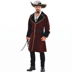Adult Pirate Captain Jacket Costume - Adult L/XL