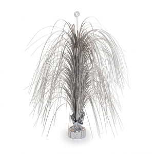 Silver Metallic Spray Centerpiece - 28 In.
