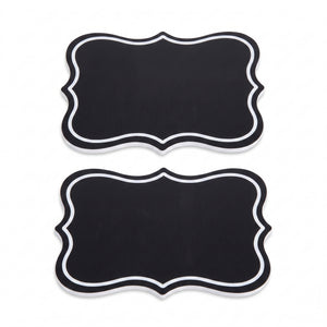 Customizable Chalkboard Sticker Labels, 50 Pack