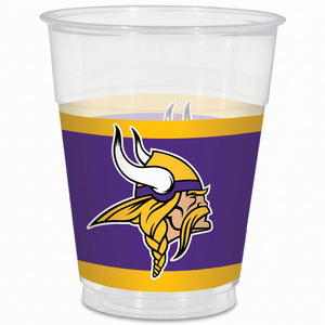 Minnesota Vikings 16oz NFL Plastic Cups - 25 Pack
