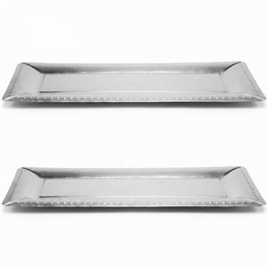 Silver Catering Serve Tray - Set of 3 (15.75 Inch)