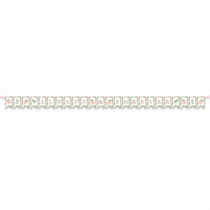 "Always & Forever" Floral Pennant Banner for Weddings