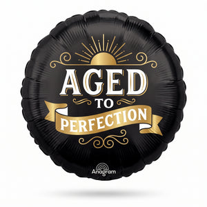 "Aged to Perfection" 18-Inch Foil Balloon