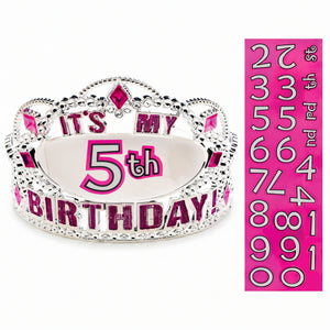 Customizable Birthday Tiara for Kids