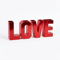 Valentine's Day Love Foil Centerpiece, 4-Pack