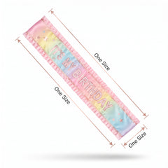 "It's My Birthday" Deluxe Pastel Party Sash