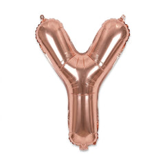 Rose Gold Letter "Y" Foil Balloon | 34"