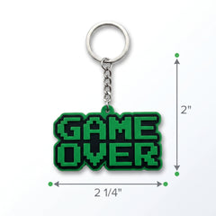 Level Up Gaming Keychains - 8 Pack Party Favors