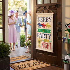Derby Day Canvas Hanging Sign