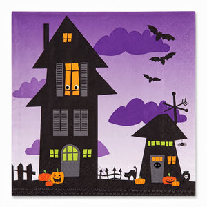 Spooksville Halloween Beverage Napkins - 5 In. X 5 In.