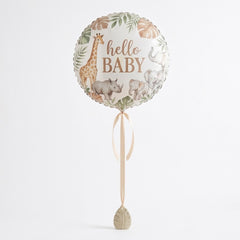 Soft Jungle Baby Shower Foil Balloon - 18"