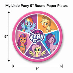 My Little Pony 9" Round Paper Plates