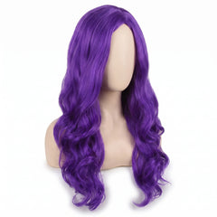 Long Glamorous Purple Wig - One Size