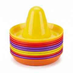 Fiesta Mini Sombrero Hats - Assorted Colors, 8-Pack
