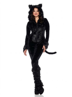 Women's Midnight Black Cat Costume