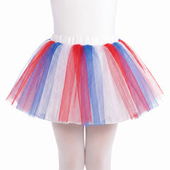 Children's Red, White, and Blue Team Spirit Tutu