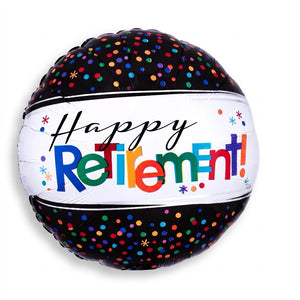 Happy Retirement Confetti Foil Balloon