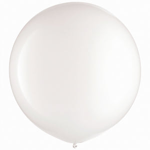 24" Bulk White Latex Balloons
