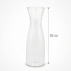 Clear Plastic Reusable Wine Pitcher - 35 oz