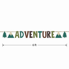 Adventure Wilderness Felt Letter Banner for Baby's First Birthday