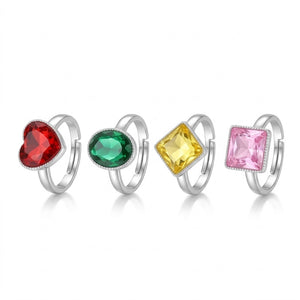 Colorful Jewel Rings Mega Value Pack