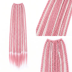 Magical Pink Pearl Hair Extensions for Halloween