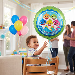 Baby Shark Foil Balloon - 18-inch Mylar