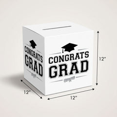 White Graduation Cardholder Box