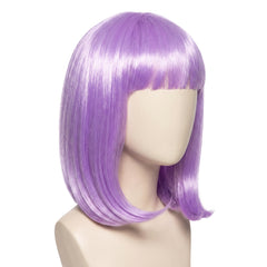 Lavender Long Bob Wig - Chic Costume Accessory
