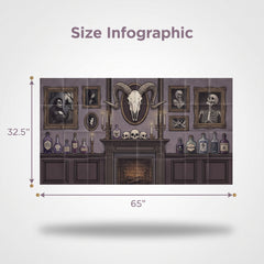 Dark Academia Halloween Scene Setter Kit
