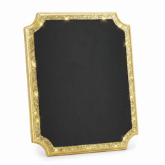 Gold Glitter Chalkboard Easel Sign Decoration for Weddings