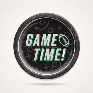 Game Time Football Paper Plates - 6.75"
